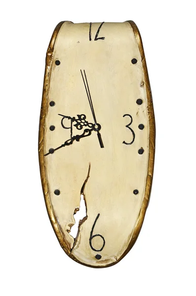 Relógio estilo Dali — Fotografia de Stock