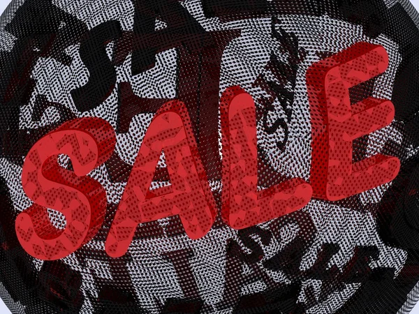 3D sale background — Stock Photo, Image