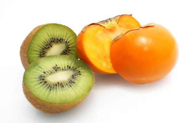 Kiwi & kaki fruta —  Fotos de Stock