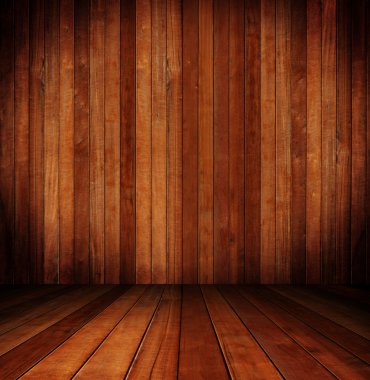 Wooden interior room clipart