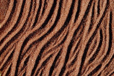 Background of red sand with sanset shadows clipart