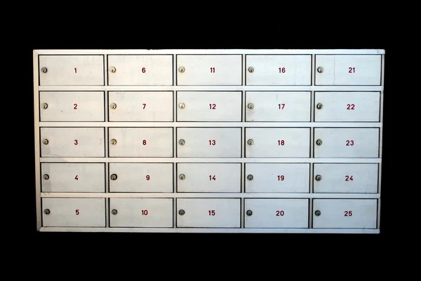 Cajas de seguridad en el banco, concepto de caja fuerte — Foto de Stock