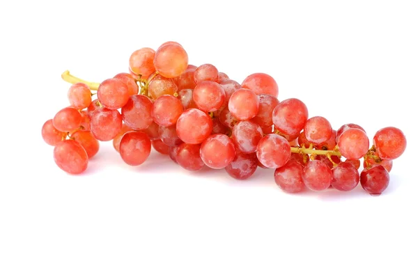 Bunch of red grapes isolated on white — Stock Photo, Image