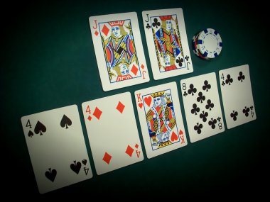 Pai Gow Poker Angled View clipart