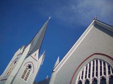 St Joseph's Katolik Kilisesi Spire - North Sydney Nova Scotia