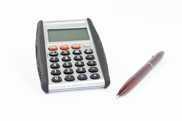 stock image Calculator and pen