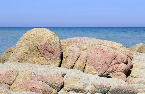 Żółty i różowy skały — Zdjęcie stockowe