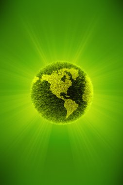 Green Planet, Clean Energy Concept clipart