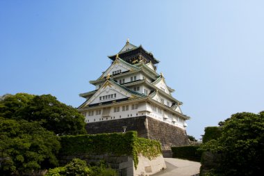 Osaka castle clipart