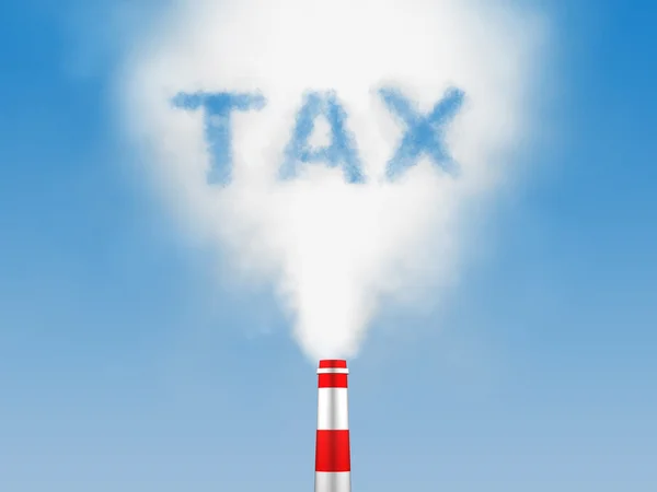 Imposto sobre o carbono — Fotografia de Stock