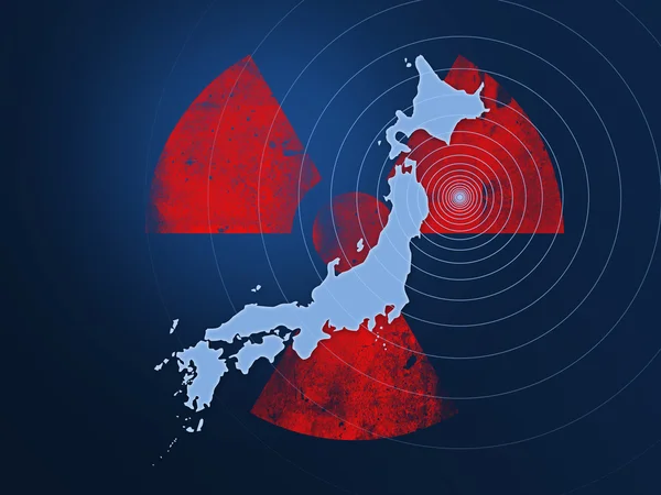 Japan Jordbävning katastrof 2011 — Stockfoto