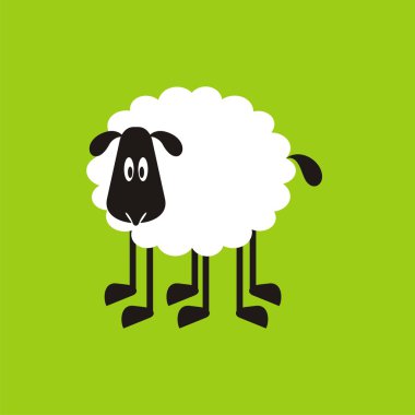 Sheep, good and different # 07 clipart