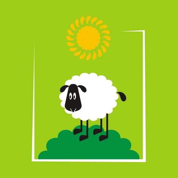 Sheep, good and different # 02 — Stock Vector