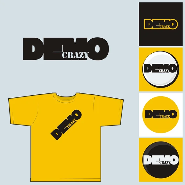 Demo + loco — Vector de stock