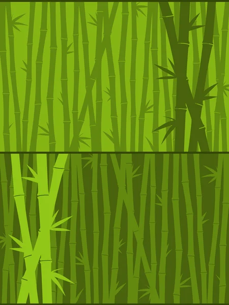 Zöld bambusz háttér — Stock Vector
