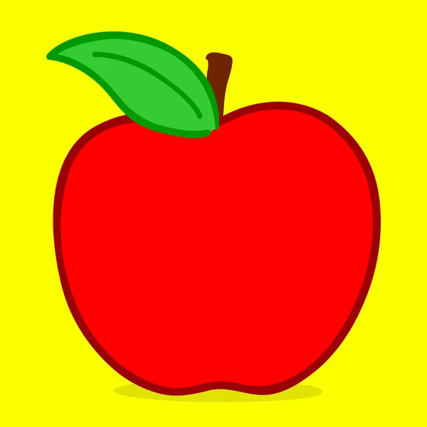 Doodle aux pommes — Image vectorielle