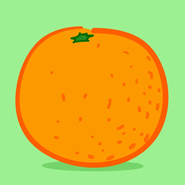 Orangefarbenes Doodle — Stockvektor