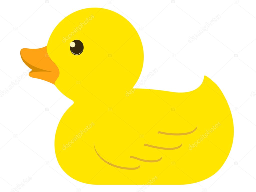 Isolated rubber duck Stock Vector Image by ©a__n #6464166