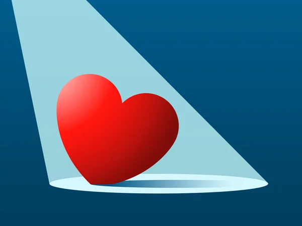 Αγάπη καρδιά χαμένα και ανακτημένα στο επίκεντρο — Διανυσματικό Αρχείο