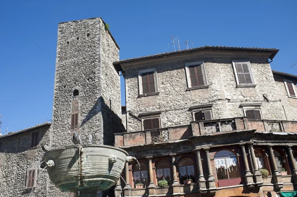 Narni (Terni, Umbria, Itália) - Edifícios antigos — Fotografia de Stock