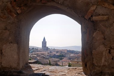 Melfi (potenza, basilicata, İtalya) - cas panoramik görünüm