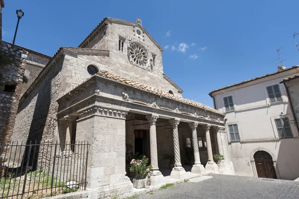 Луньяно-ин-Теверина (Терни, Умбрия, Италия) - Старая церковь — стоковое фото
