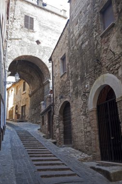 Narni (terni, umbria, İtalya) - eski sokak