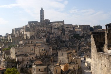 (basilicata, İtalya) - eski şehir (sassi Matera)