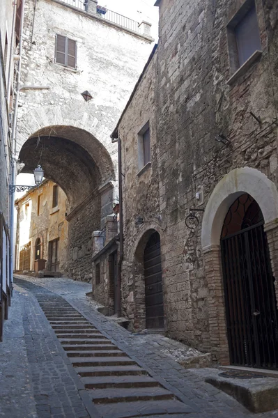 ナルニ （テルニ、ウンブリア、イタリア) - 古い通り — ストック写真