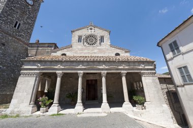 Lugnano teverina (terni, umbria, İtalya) - eski kilise içinde