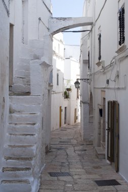 Cisternino (brindisi, puglia, İtalya) - eski şehir