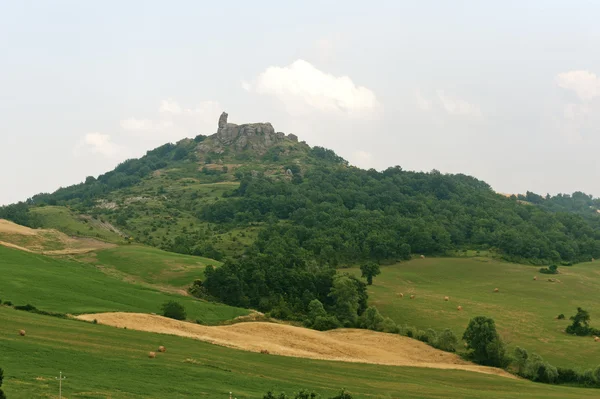 Montefeltro (Marcas, Italia), paisaje cerca de Urbino en verano — Foto de Stock