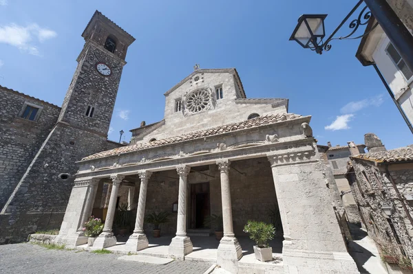 Lugnano teverina (terni, umbria, İtalya) - eski kilise içinde — Stok fotoğraf