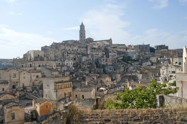 Матера (провінції Базиліката, Італія) - Старе місто (sassi) — стокове фото