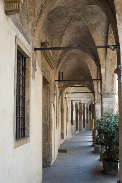Padova (veneto, Italië), oude portico — Stockfoto