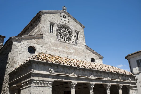 Lugnano w teverina (terni, umbria, Włochy) - stary kościół — Zdjęcie stockowe