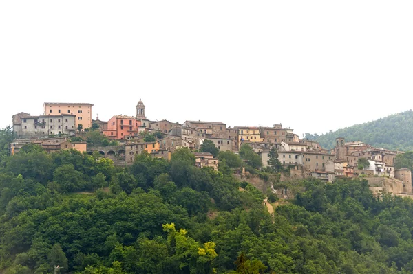 Sassocorvaro (Montefeltro, Urbino, Marches, Italy) - Town on the — Stock Photo, Image