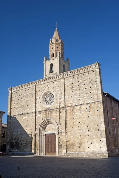 Atri (teramo, abruzzi, İtalya), katedral — Stok fotoğraf