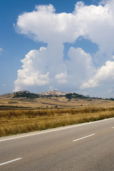 Landscape in Puglia(Italy) near Candela (Foggia) — Stock Photo, Image