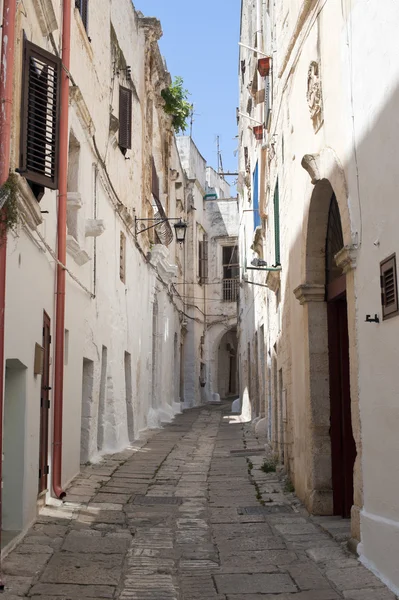 Ostuni (brindisi, puglia, İtalya) - eski şehir