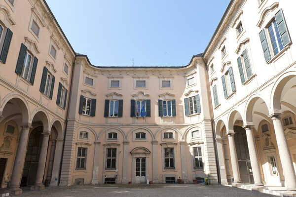 Pavia (Lombardy, Italy) the historic Palazzo Olevano