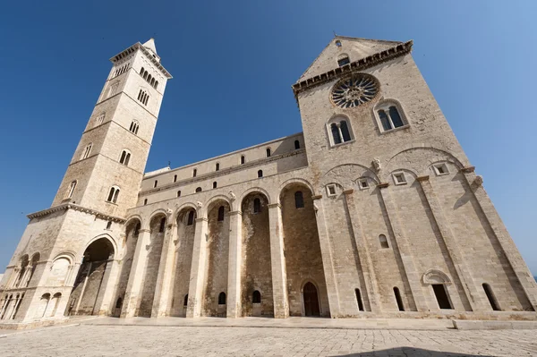 Trani (puglia, Italië) - middeleeuwse kathedraal in Romaanse stijl — Stockfoto