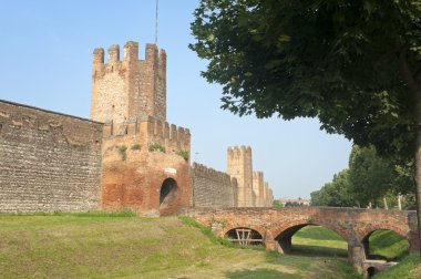 Montagnana (Padova, Veneto, italy) - Medieval walls clipart