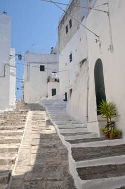 Ostuni (brindisi, puglia, İtalya) - eski şehir