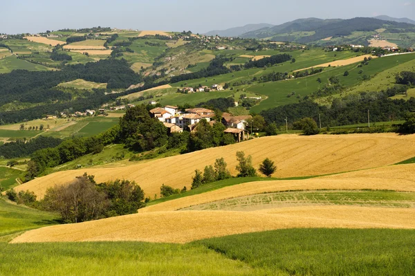 Krajina v Oltre Pavese (Itálie) — Stock fotografie