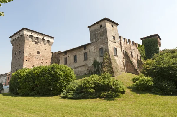 Romano di lombardia (bergamo, Lombardie, Itálie). středověký hrad — Stock fotografie