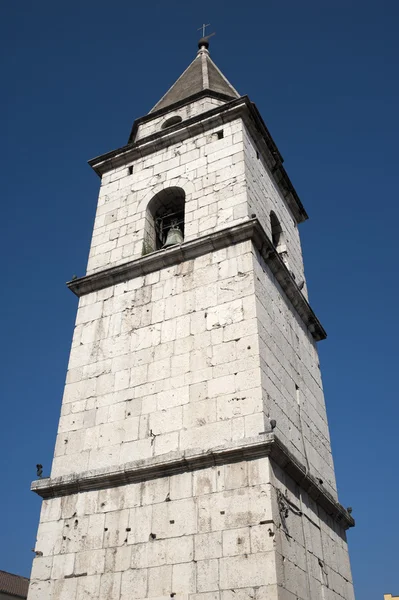 Benevento (Campania, Italy) - Historic bell tower — Stock Photo, Image