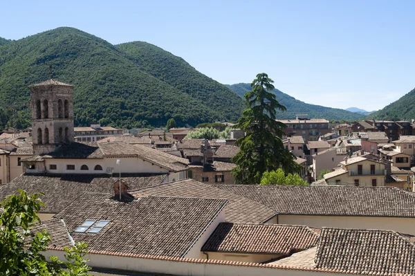 Rieti (lazio, italien) - dächer — Stockfoto