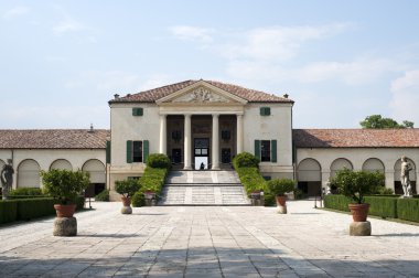 fanzolo (treviso, veneto, İtalya) - villa emo