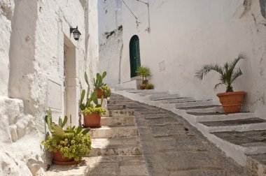 Ostuni (Brindisi, Puglia, Italy) - Old town clipart